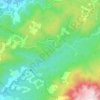 Foce topographic map, elevation, terrain