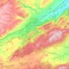 Moixent / Mogente topographic map, elevation, terrain