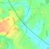 Essendine topographic map, elevation, terrain