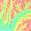 Пореченский сельсовет topographic map, elevation, terrain