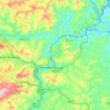 Bela Vista de Minas topographic map, elevation, terrain