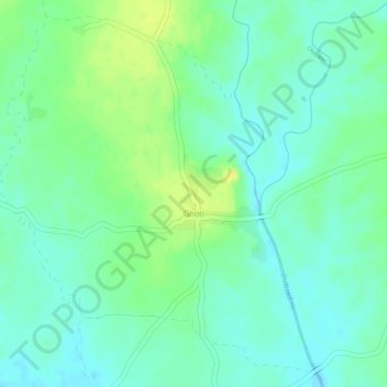 Ghoti topographic map, elevation, terrain