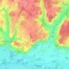 Mareil-sur-Loir topographic map, elevation, terrain