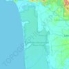Trumon topographic map, elevation, terrain