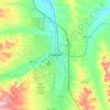 Sheridan topographic map, elevation, terrain