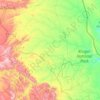Mopani topographic map, elevation, terrain