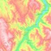 Rondos topographic map, elevation, terrain