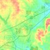 Bryant topographic map, elevation, terrain