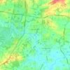 West Grinstead topographic map, elevation, terrain