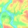 Zumbro Falls topographic map, elevation, terrain