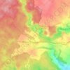Rozkoš topographic map, elevation, terrain