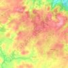 Kerien topographic map, elevation, terrain