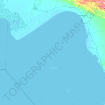 Howmeh-ye Deylam RD topographic map, elevation, terrain