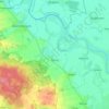 Elsnig topographic map, elevation, terrain