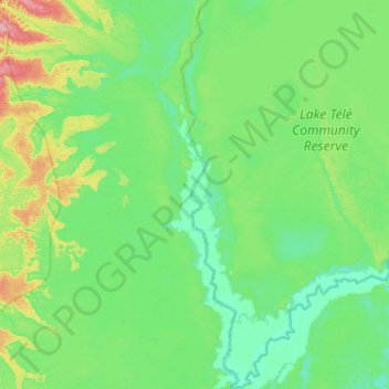 Baily topographic map, elevation, terrain