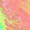 Chahar Mahaal et Bakhtiari topographic map, elevation, terrain