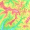 Blanchefosse-et-Bay topographic map, elevation, terrain
