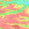 Pleșoi topographic map, elevation, terrain