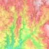 Boisset topographic map, elevation, terrain