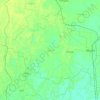 Hathua topographic map, elevation, terrain