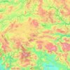 Xiangkhouang Province topographic map, elevation, terrain