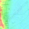 Bourne CP topographic map, elevation, terrain