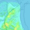 Brighton topographic map, elevation, terrain