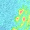 Sidomulyo topographic map, elevation, terrain