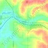 Wilbur topographic map, elevation, terrain