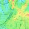 Surry Hills topographic map, elevation, terrain