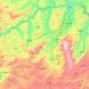 息烽县 topographic map, elevation, terrain