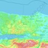 Kocaeli topographic map, elevation, terrain