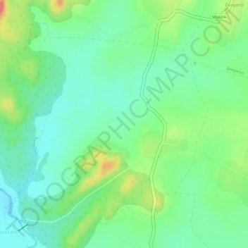 Bijatola topographic map, elevation, terrain