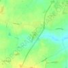 Yaxley topographic map, elevation, terrain