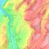 Ursy topographic map, elevation, terrain