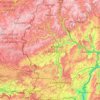La Sûre topographic map, elevation, terrain
