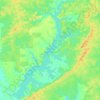 Danau Sembuluh topographic map, elevation, terrain