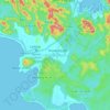 Teupah Tengah topographic map, elevation, terrain