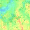 Oregon Township topographic map, elevation, terrain
