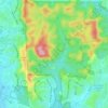 Ayer Hitam Permanent Forest Reserve topographic map, elevation, terrain