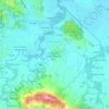 Rowosari topographic map, elevation, terrain