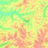 Carroll County topographic map, elevation, terrain