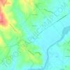 Cabanelas topographic map, elevation, terrain