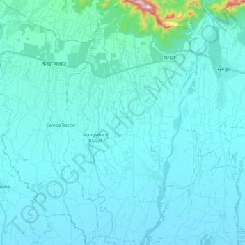 Shivasataxi topographic map, elevation, terrain