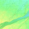 Sahar topographic map, elevation, terrain