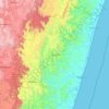 Fitovinany topographic map, elevation, terrain