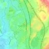 Forton topographic map, elevation, terrain