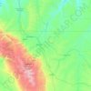 Sheridan County topographic map, elevation, terrain