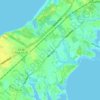 Peconic topographic map, elevation, terrain