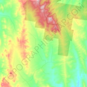 Yarara topographic map, elevation, terrain